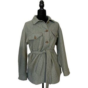 Zara Women's Belted Green Jacket